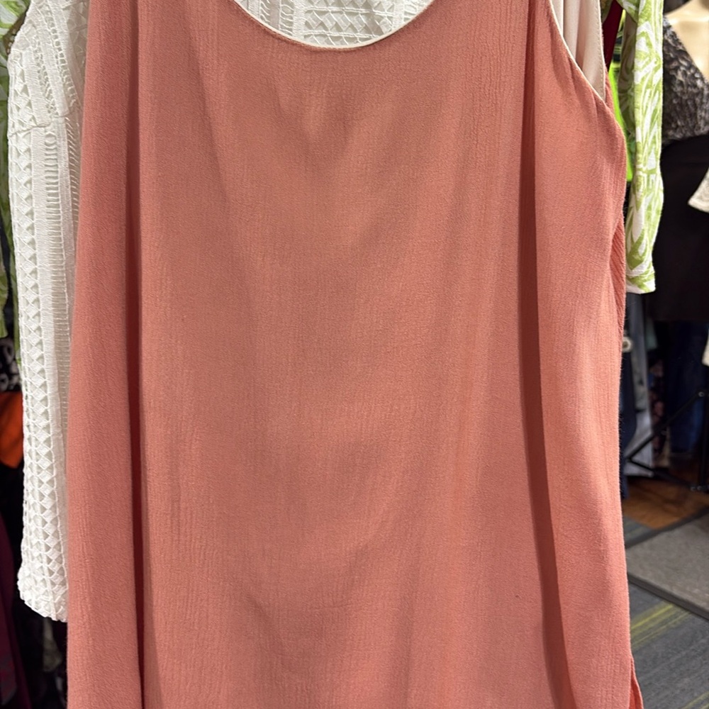 Elegant Pink Sleeveless Top